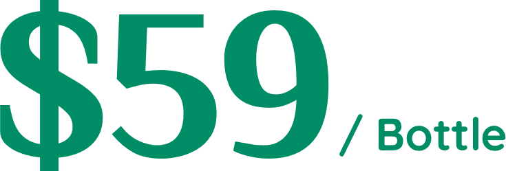 $59 per bottle